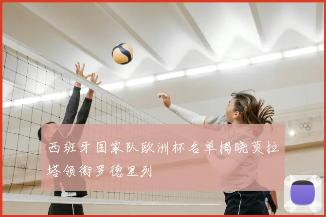 西班牙国家队欧洲杯名单揭晓莫拉塔领衔罗德里列