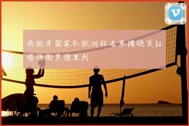 西班牙国家队欧洲杯名单揭晓莫拉塔领衔罗德里列